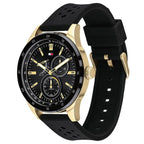 Tommy Hilfiger Austin 1791636 férfi karóra, 44 mm, fekete/arany, WR50, kvarc