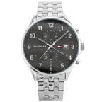 Tommy Hilfiger férfi karóra 1791707, fekete számlap, acél szíj, dátum, WR50
