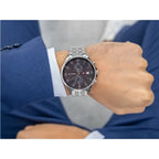 Tommy Hilfiger férfi karóra 1791707, fekete számlap, acél szíj, dátum, WR50