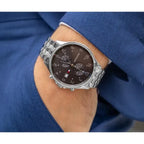 Tommy Hilfiger férfi karóra 1791707, fekete számlap, acél szíj, dátum, WR50
