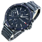 Tommy Hilfiger 1791720 férfi karóra – kék, acél szíj, kvarc, WR50, ásványi üveg