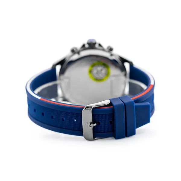 Tommy Hilfiger 1791721 férfi karóra, tengerészkék, kvarc, WR50, szilikonszíj