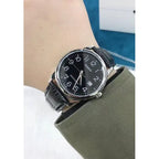 Casio MTP-V002L-1BUDF férfi kvarc karóra, fekete bőrszíj, 44 mm, WR30, dátum