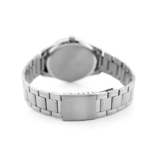 Casio MTP-V005D-7B férfi karóra, ezüst, rozsdamentes acél, WR30