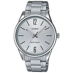 Casio MTP-V005D-7B férfi karóra, ezüst, rozsdamentes acél, WR30
