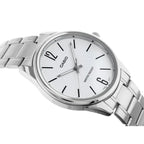 Casio MTP-V005D-7B férfi karóra, ezüst, rozsdamentes acél, WR30