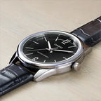 Casio férfi karóra MTP-V005L-1B fekete, bőr szíj, 40 mm, WR30, díszdobozzal