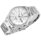 Casio MTP-1384D-7A férfi karóra, acél, ezüst, 41 mm, WR100, dátum