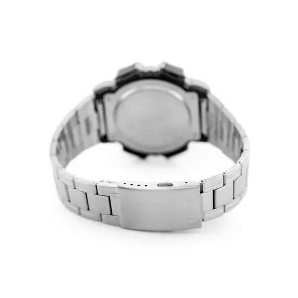 Casio AE‑1400WHD‑1AVDF férfi digitális karóra, acél szíj, WR100, fekete