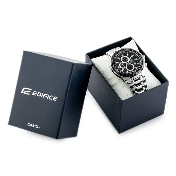 Casio Edifice EFR-539D-1A férfi kronográf karóra, kvarc, 10 ATM, acél