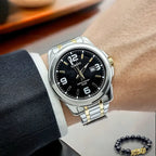 Casio MTP-1314SG-1AVDF férfi karóra, 43 mm, acél, WR50, fekete számlap