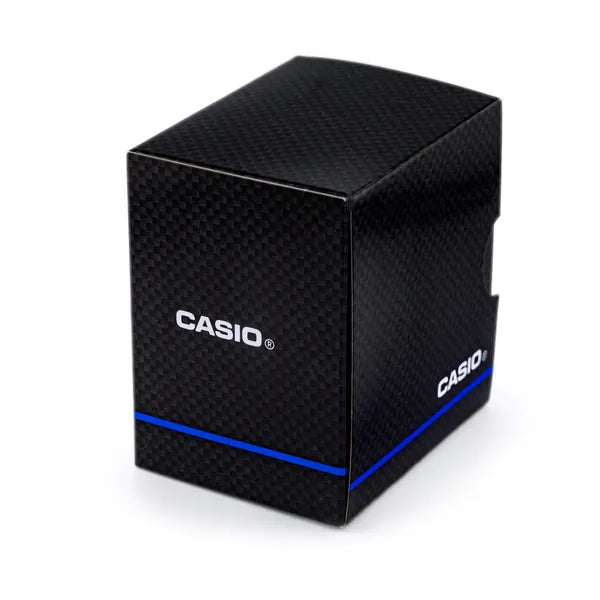 Casio MTP-1302PD-1A1 férfi karóra, rozsdamentes acél szíj, fekete számlap, WR50