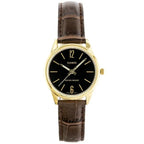 Casio LTP-V005GL-1BUDF női karóra, arany tok, barna bőr, 28 mm, WR30