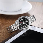 Casio LTP-1314D-1AVDF női karóra, fekete számlap, acél szíj, 32 mm, WR50