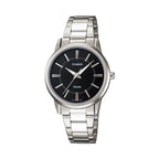 Casio LTP-1303D-1AVDF női karóra, 30 mm, acél szíj, fekete számlap, WR50