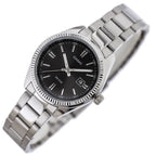 Casio LTP-1302D-1A1 női karóra, acél szíj, fekete számlap, dátum, WR30