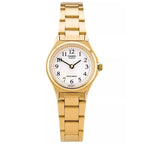 Casio LTP-1130N-7B női karóra, kvarc, acél, arany-ezüst, fehér számlap, WR30