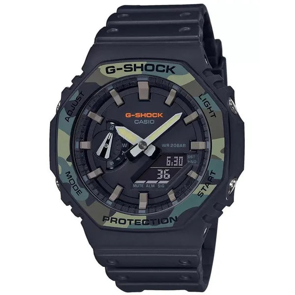 Casio G-Shock GA-2100SU-1AER férfi karóra, szürke, 44 mm, WR200, kvarc