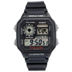 Casio férfi digitális karóra AE-1200WH-1AVCF, WR100, világidő, fekete