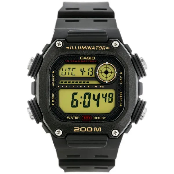 Casio DW-291H-9AVDF férfi digitális karóra, WR200, kvarc, fekete