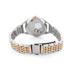 Női kvarc karóra ezüst–rozéarany, 34 mm, WR30, fém szíj + doboz