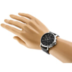 Tommy Hilfiger Daniel 1710381 férfi karóra, bőr szíj, fekete, 46 mm, WR50