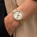 Michael Kors Darci MK3191 női karóra, aranyszínű acél, 40 mm, WR50, kvarc