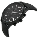 Emporio Armani férfi karóra Renato AR2461, fekete bőr, kronográf, WR50
