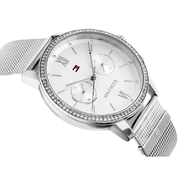 Tommy Hilfiger Blake 1782301 női karóra, ezüst, acél, 38 mm, kvarc