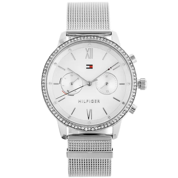 Tommy Hilfiger Blake 1782301 női karóra, ezüst, acél, 38 mm, kvarc