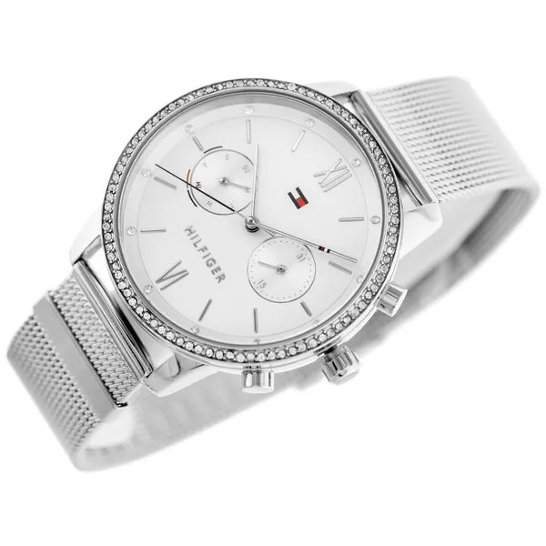 Tommy Hilfiger Blake 1782301 női karóra, ezüst, acél, 38 mm, kvarc