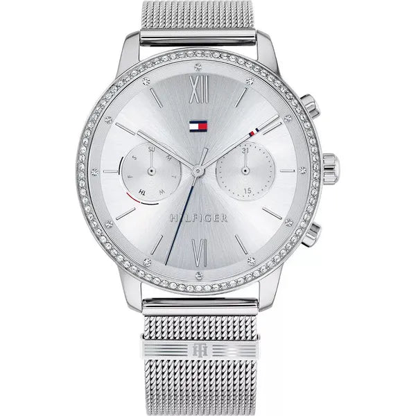 Tommy Hilfiger Blake 1782301 női karóra, ezüst, acél, 38 mm, kvarc