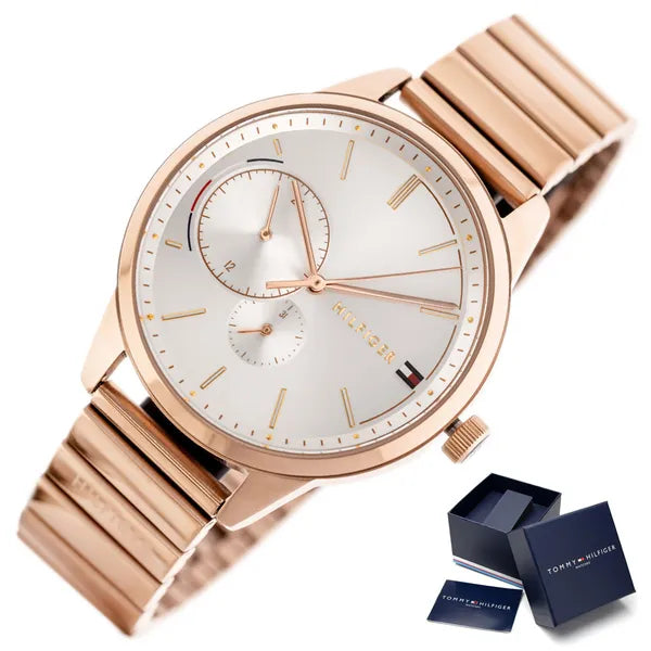 Tommy Hilfiger Brooke 1782021 női karóra, rozéarany, 38 mm, WR30, doboz