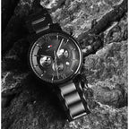 Tommy Hilfiger Evan 1710410 férfi karóra, fekete, 44 mm, WR50, kvarc