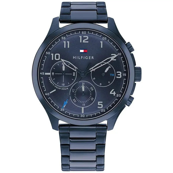 Tommy Hilfiger Asher 1791853 férfi karóra, kék, acél, kvarc, WR50