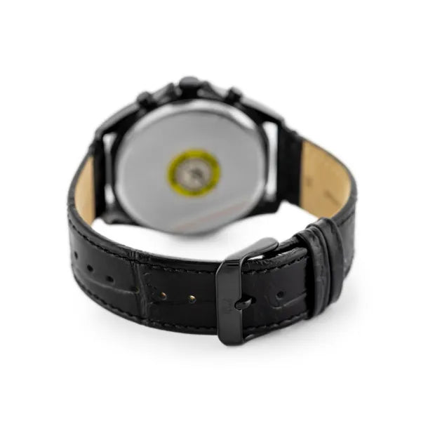 Tommy Hilfiger Baker 1710452 férfi karóra, fekete, bőr, 44 mm, 5 ATM