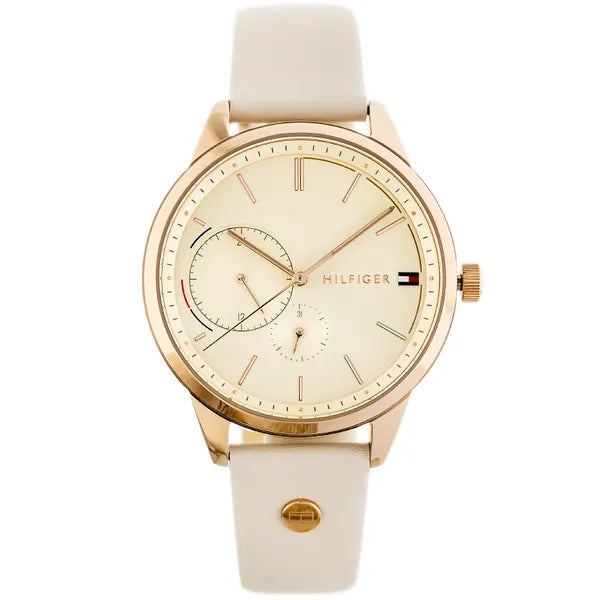Tommy Hilfiger Brooklyn 1782022 női karóra, kvarc, bőrszíj, rózsaarany, 38 mm