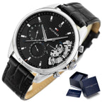 Tommy Hilfiger Baker 1710449 férfi karóra, kvarc, bőr szíj, WR50, fekete
