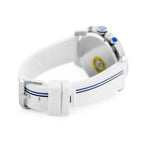 Tommy Hilfiger Decker férfi karóra, kvarc, 46 mm, fehér bőrszíj, WR50 1791475