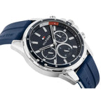 Tommy Hilfiger Mason 1791791 férfi karóra, kvarc, kék, gumiszíj