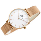 Daniel Wellington Petite Melrose női karóra, 32 mm, rózsaarany, fehér számlap