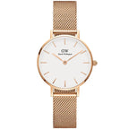 Daniel Wellington Petite Melrose női karóra, 32 mm, rózsaarany, fehér számlap