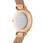 Daniel Wellington Petite Melrose női karóra 28 mm, rózsaarany, fehér, acél