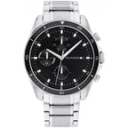 Tommy Hilfiger Parker 1791835 férfi karóra, 46 mm, acél, fekete