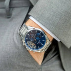 Tommy Hilfiger Baker 1710448 férfi karóra, acél szíj, kék számlap