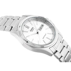 Casio MTP-1239D-7ADF férfi kvarc karóra, acél, ezüst, dátum, WR30, 37 mm