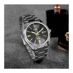 Casio LTP-1302D-1A2V női karóra, acél szíj, fekete számlap, dátum, 30 mm