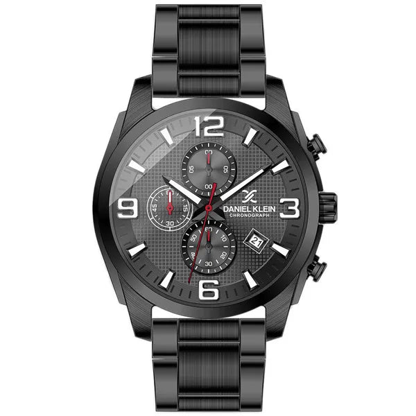 Daniel Klein DK12886-3 férfi kronográf karóra szett, 42 mm, WR50, 2 szíjjal