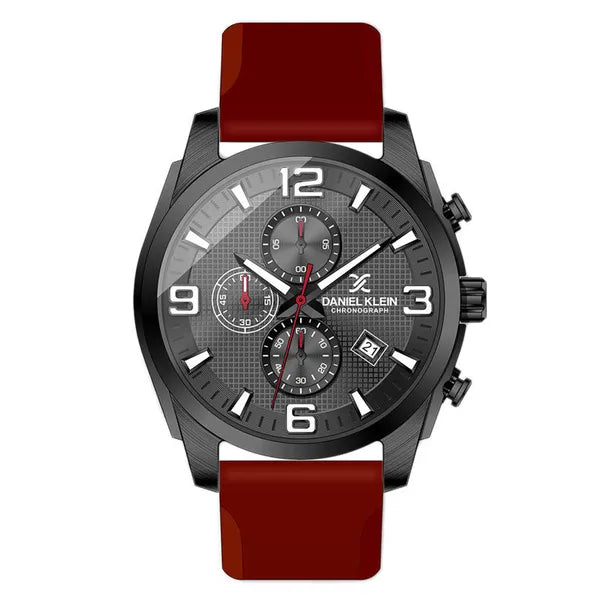 Daniel Klein DK12886-3 férfi kronográf karóra szett, 42 mm, WR50, 2 szíjjal