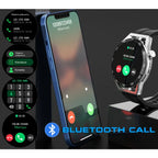 Férfi okosóra 1,35'' IPS kijelzővel, Bluetooth hívás, NFC, IP67, fekete